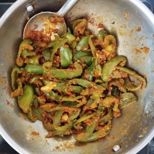 besan capsicum