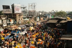 bargain with a street vendor