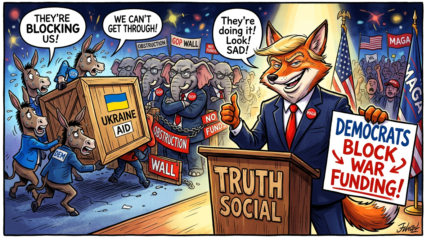 akp Trump Ukraine funding lies