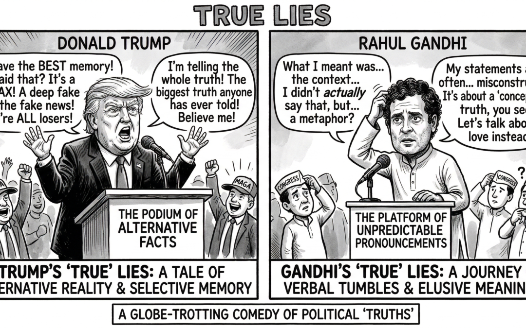 True Lies: The Art of Political Deception – Trump vs. Gandhi