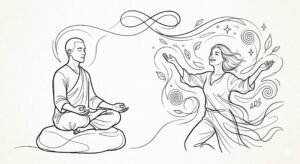 mindful-man-spiritual-woman-connection
